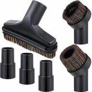6 Pcs Vacuum Attachments Accessories VAC Attachments 1.25'' 25mm And 36mm Shop Round Dust Brush Vacu