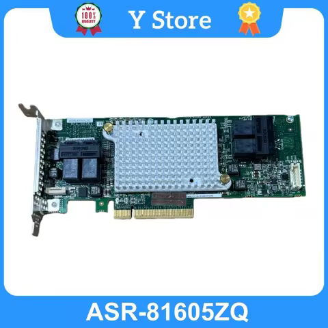 Y Store ASR-81605ZQ 12G SAS 16-Port 1GB Cache PCIe X8 RAID Controller Array Card Direct Access Card 