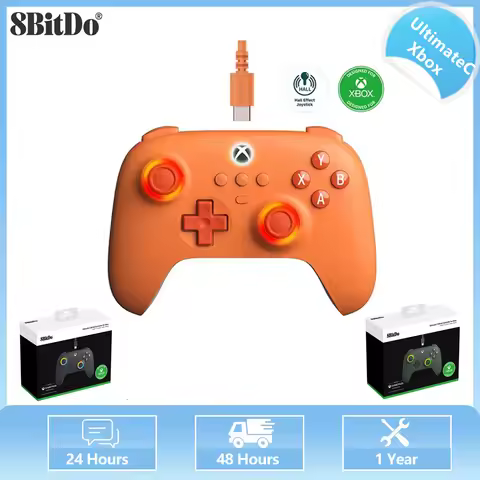 8Bitdo Hall Effect joysticks Ultimate C Wired Controller For Xbox Support For Xbox Series X|S/Xbox O