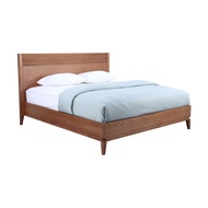 INDEX LIVING MALL เตียงนอน รุ่นทาร์โซ ขนาด 6 ฟุต (พื้นเตียงซี่) - สีทีค