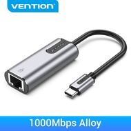 Vention USB Type C to Gigabit Ethernet Adapter Apply to USB C Interface Support 1000Mbps Ultra Speed