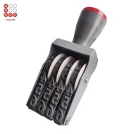 [Lovoski] Number Stamp Business Stamp Number Seal Accessories Symbol Roller Stamp