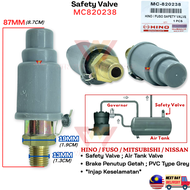 MC820238 Hino Fuso Mitsubishi Nisaan Lori Lorry Truck (Injap Keselamatan) Safety Valve  Air Tank Val