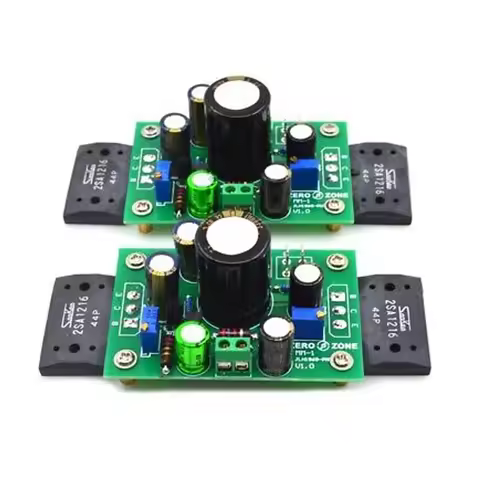 2pcs Assembleld PNP A1216 JLH1969 Single-Ended Class A Power Amplifier