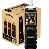 【原箱】職人無糖咖啡 (900ml x 12支) 日本上島咖啡 齋啡 深煎無糖 黑咖啡 平行進口     12*4901201146596