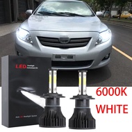 For Toyota Altis(E140) 2006 to 2013 (Head Lamp) - 1 Pair Bright LED White 6000K Bulbs Headlight Conversion Kit 12-32V