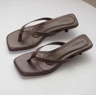 PICHA Shoes - รุ่น cherry-T 🍒 รองเท้าหูคีบ มีทั้งส้นสูง 1 นิ้ว / ส้นแบน พื้นรองเท้านุ่ม