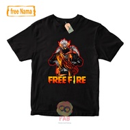 Children's T-SHIRTS TOPS GAME FF FREE FIRE SULTAN SG 3JT