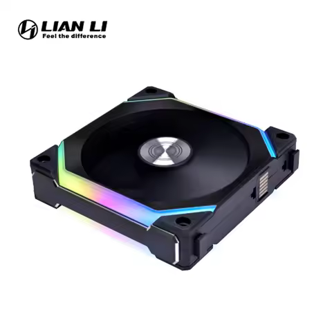 Lian Li UNI FAN SL120 V2, L-Connect 3 Cabless Reverse Blade - Single Pack, White/Black