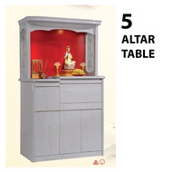ALTAR TABLE 4ft / PRAYER CABINET WITH TOP 4ft / 神台/ BUDDHA TABLE 4尺 / PRAYER TABLE /ALTAR CABINET/FENGSHUI ALTAR/风水神台