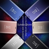 Vivo Y50/Y30 X50 Pro Casing Mirror Phone Case Flip Leather Cover Case