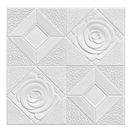 ⭐BABYKO⭐ 1pc 3D Tile Brick Wall Sticker Self-adhesive  Foam Panel Waterproof Stickers