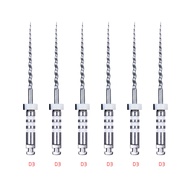 Dental Retreatment Engine Root Canal NiTi File D1-D3 6Pcs/Box Remove Filling Material Before Canal R