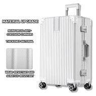 TRAVELCUL 20/24/28" Aluminum Suitcase Luggage Scratch-resistant Ruggedly Reinforced Suitcase Anti-th