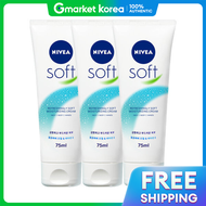 NIVEA | Kem dưỡng thể Nivea Soft Intensive 75ml x3 Chăm sóc da toàn thân
