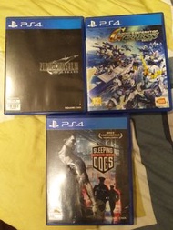 PS4 GUNDAM G Generation Genesis G 世代創世 中文版 SD高達 g gen $120 (2) /FINAL FANTASY. VII  FF7 太空戰士  中英文版 $