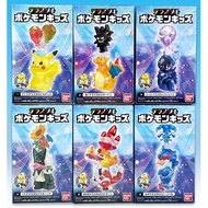 〘全套〙 BANDAI Pokémon Pokemon 太晶化 太晶慶典 寶可夢 Kids Terrastal 結合寶石般的切割 透明造形 寵物小精靈 公仔 盒玩 盒蛋 (全6種) 比卡超 皮卡丘 噴