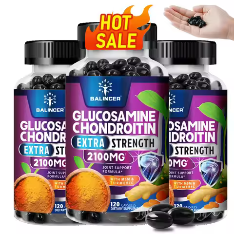 Balincer Glucosamine Chondroitin MSM Supplement, 2100 Mg, Supports Joint Health, Strength and Flexib
