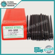 KAWAT LAS NIKKO STEEL HV 800 3.2MM (5KG)/ HV800 3.2 MM STEEL - TOKOASMA