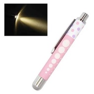 日本 瞳孔筆 醫護用品 台灣製造 波點圖案 護士 LED 筆燈 電筒筆 Made in Taiwan