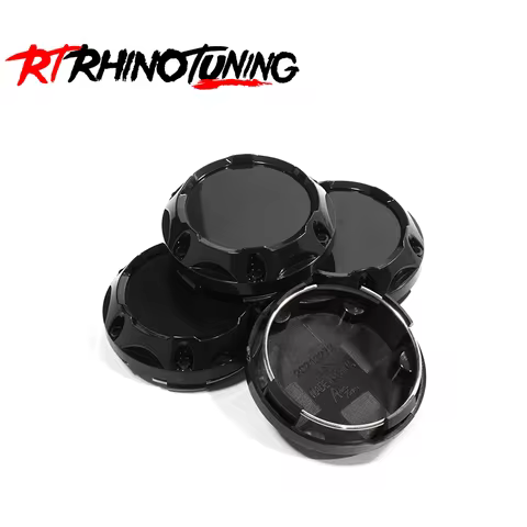 RhinoTuning 2/4PCS OD 63.8mm/2.51" ID 58.25mm/2.29" Car Wheel Center Hub Caps Covers For TRD Mk5 Jet