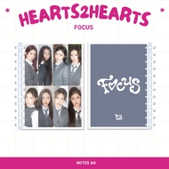 HOLOGRAM A6 Notes HEARTS2HEARTS KPOP UNOFFICIAL H2H CARMEN JIWOO YUHA YEON NOTEBOOK