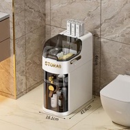 Others - 衛生間浴室邊縫收納櫃 免安裝客廳夾縫櫃 家用落地可移動抽屜置物架（快遞送貨上門）