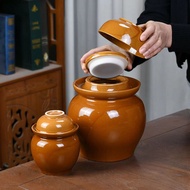 Mini Pickle Jar Household Clay Pottery Thickened Ceramic Pickle Jar Sealed Small Old-fashioned Pickl