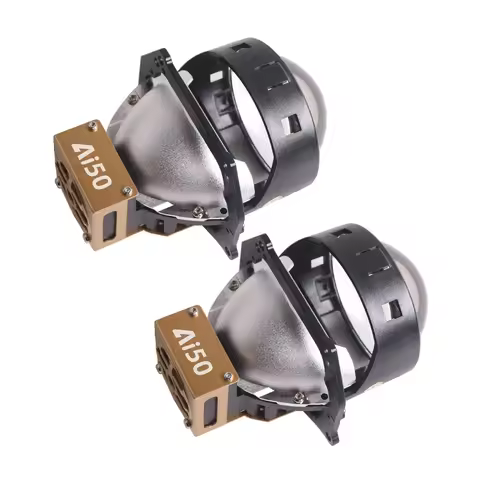 Sanvi Ai50 Bi LED Projector Lens App Bluetooth Control 3000K 4300K 6000K LED Headlight For Car LED L