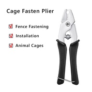Wire Cage Buckle Snap Pliers M Type Nail Ring Plier Installation Poultry Cage Pliers for Chicken Bird Pigeon Dog Rabbit Cage
