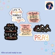 Faith Stickers Waterproof For Planners, Laptops, Tumblers EC-1213