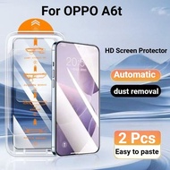 1-2 Pcs OPPO A6T 5G HD One-click Tempered Glass Screen Protector For OPPO A6T A6X A5 A5i A79 A58 A60
