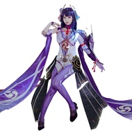 CR ROLECOS Baal Cosplay Outfit for Genshin Impact Raiden Shogun Costume Raiden Ei Cosplay Full Set H