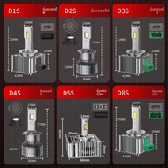 D2S D3S LED ไฟหน้ารถ 70W 12000LM อัตโนมัติโคมไฟ D1S D4S D5S D8S 12V เปลี่ยนเดิมหลอดไฟซีนอน CANbus ไม