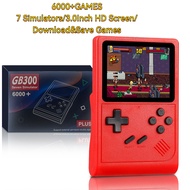 GB300 Game Console Portable Retro Nostalgic Handheld Game Console Built-in 6000+ Games