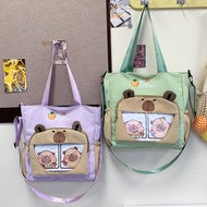 Capybara Bag For Girls Shoulder Purse Aesthetic Shoulder Handbag For School