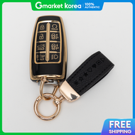 Genesis Compatible G70 G80 Gv70 Gv80 Gv90 Remote Control Tpu Car Key Case Cover Smart 8-Button Key