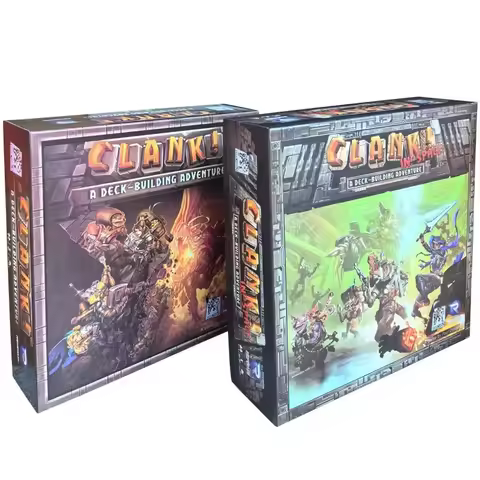 English Clank Board Game, 2-4 Players, Family/Party Funny Table Game, Friends Entertainment, Strateg