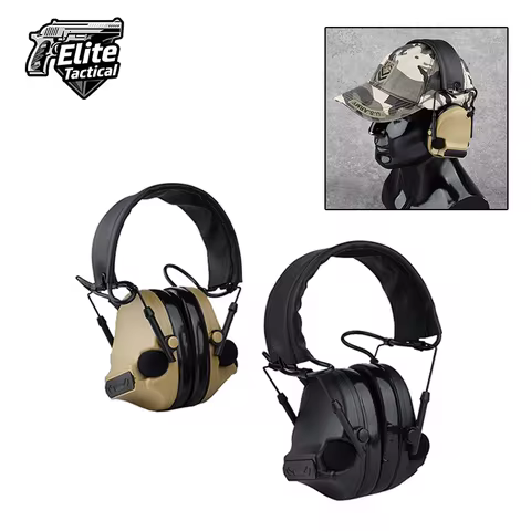 Tactic Military Pickup AndAdaptive Noise Canceling Reduction Aviation Headset Outdoor Communication 