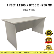4 Ft Rectangular Writing Office Table | Meja Tulis Pejabat 4 kaki | Office Standard Table | Study Ta