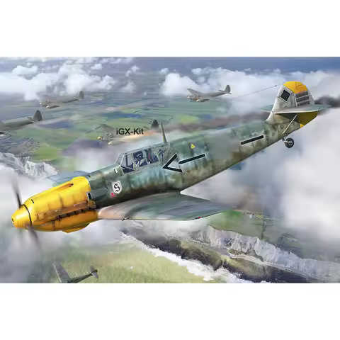 HobbyBoss 81792 1/48 Scale BF109 BF-109 BF109E Bf109E-4 Fighter Plane Aircraft Airplane Plastic Asse