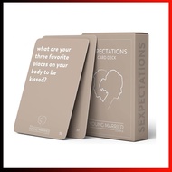 Couples Card Game SEXPECTATIONS Card Deck  Conversation Starters for Couples  52 Questions on Intima