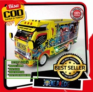 One piece kuning/Miniatur truk oleng/miniatur truk kayu/miniatur truk terlaris/miniatur truk remot control/miniatur bus/miniatur truk termurah/truk miniatur