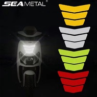 SEAMETAL Motorcycle Fender Reflective Safety Warning Sticker Waterproof Decals for Car Motorcycle