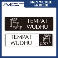 ACRYLIC WUDHU SIGN / ISLAMIC ACRYLIC SIGN