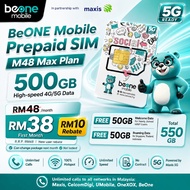 BeONE Mobile Prepaid SIM 5G | Kekal Nombor Lama MNP | Daftar Nombor Baru | Rangkaian Maxis 5G | 4 Di