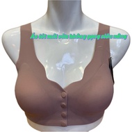 Thailand 539 front-mounted no-wire molded rubber bra with thin B cup foam, no visible edges for brea