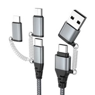 6合1 PD 60W Type C轉Type C快充USB數據線  fdpckp 6 in 1 PD 60W Type C to Type C Fast Charging USB Data Cable Type-C Adaptor Lightning usb hub adapter 轉換器 快速充電 fast charging 配適器 適配器 集線器 一拖四 usb 3.0 hub 擴展器 分線器 hdmi hub 外接口 switcher