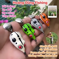 Imitate TK34 MOUSE SHAKE. HANDCRAFT BLADE, 1l8 STAINLESS STEEL, Soft Frog, Soft Plastic, Soft Lure