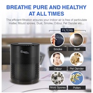 (SG shop) ANSIO Air Purifier for Home with True HEPA Activated Carbon Filter,Portable Air purifier for pet, dust allergy